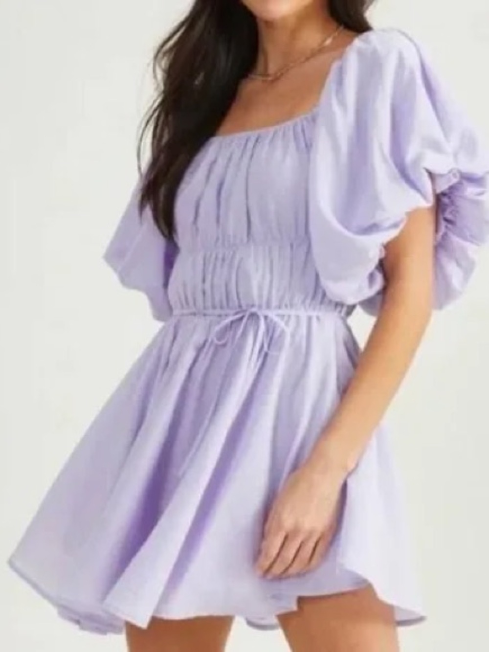 Lavender Altar'd State Amabella Puff Dress